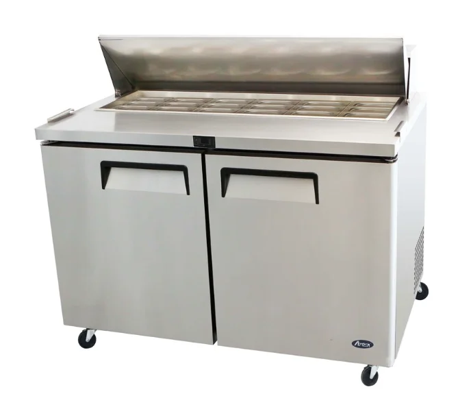 - Postoperative pet anti-licking Elizabethan collarAtosa 2 Door Sandwich Prep Table Fridge - 1225mm