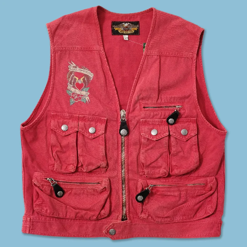 - Natural latex pet mattressWomen's Vintage Harley Davidson Utility Vest Large