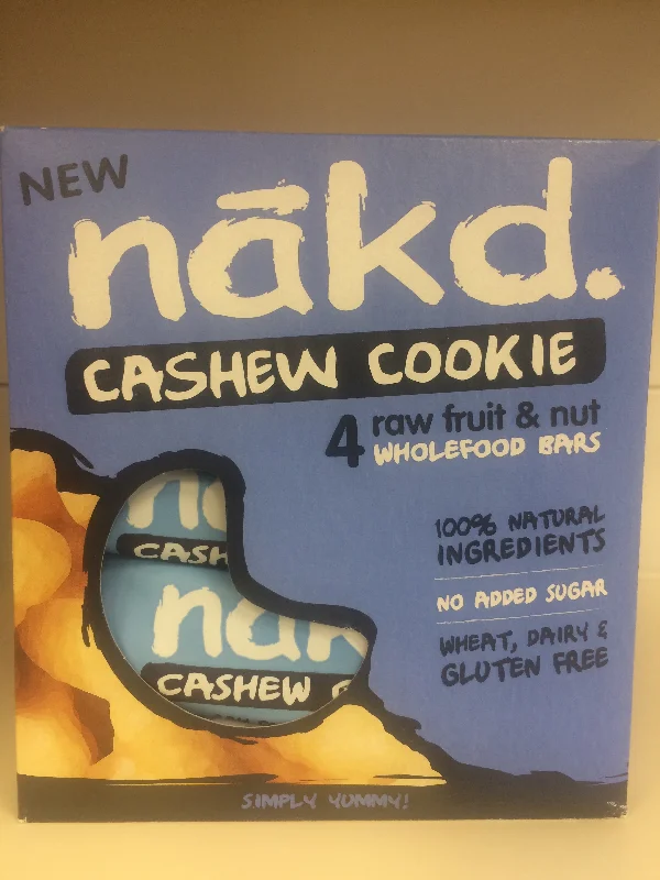 - Air box TSA certified check-inNakd Cashew Cookie Gluten Free Bar (4x35g)