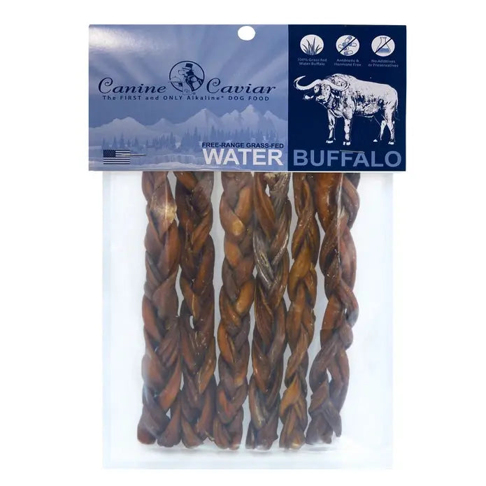 - ​​Pet toys under    yuanCanine Caviar Water Buffalo Stix Braidedt Dog Treats 6pk, 6"