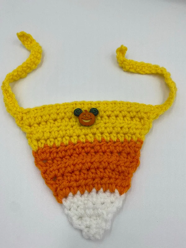 Pet anti-flea collarCandy Corn Dog Bandanna