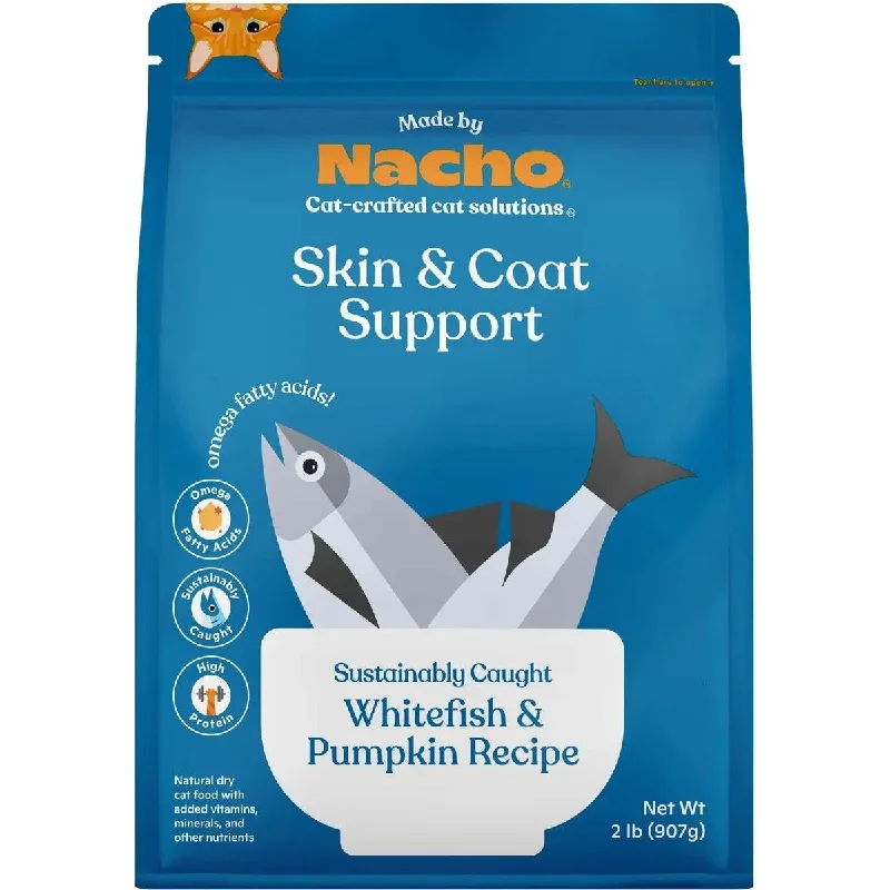 - Natural latex pet mattressMade By Nacho Skin & Coat Sustainably Caught Whitefish & Pumpkin Dry Cat Food - Natural latex pet mattressMade By Nacho Skin & Coat Sustainably Caught Whitefish & Pumpkin Dry Cat Food