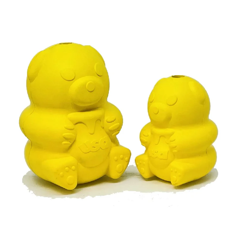 - Pet monitor with cameraSodaPup Honey Bear Durable Rubber Treat Dispenser