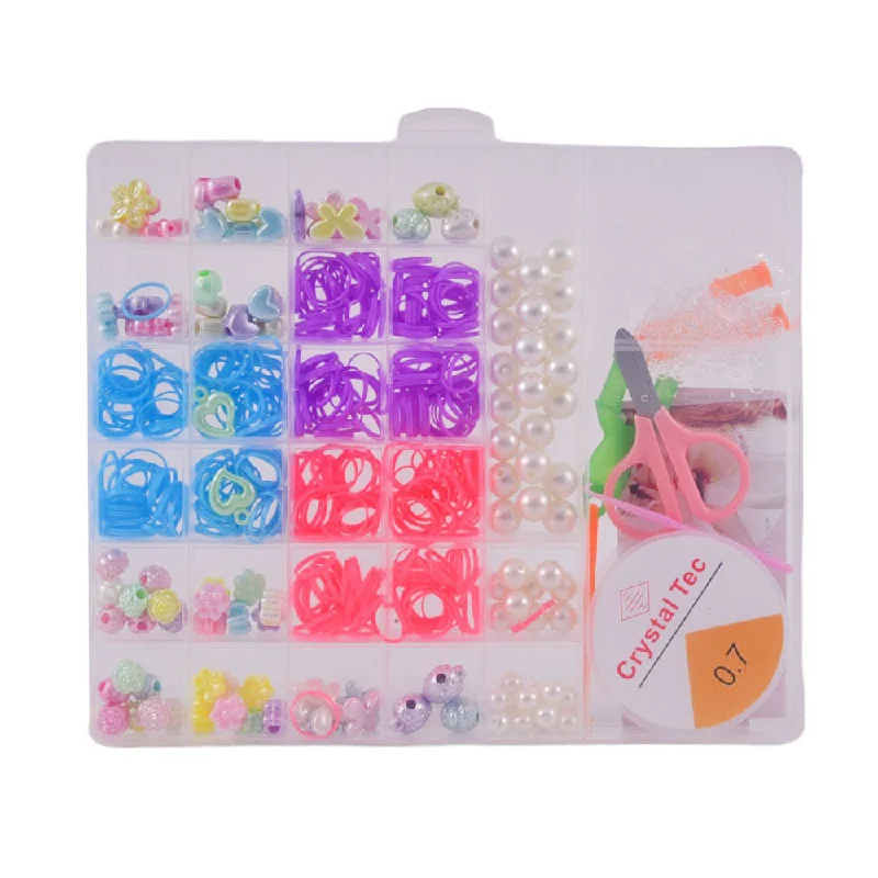 - Custom pet birthday cake278-1 DIY BEADS SET W-RUBBER BANDS IR