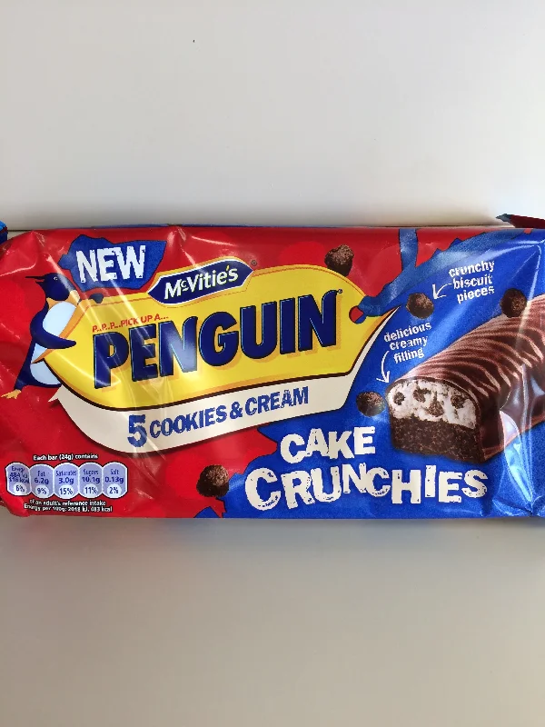 - Custom pet birthday cakeMcVitie's Penguin 5 Cookies & Cream Cake Crunchies