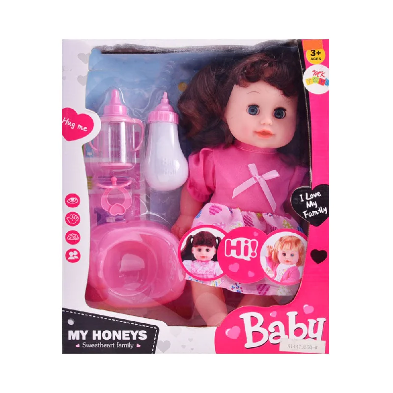 - Parrot climbing and standing wooden frame58490 BABY DOLL WITH ACC B/O (3+ YEAR)