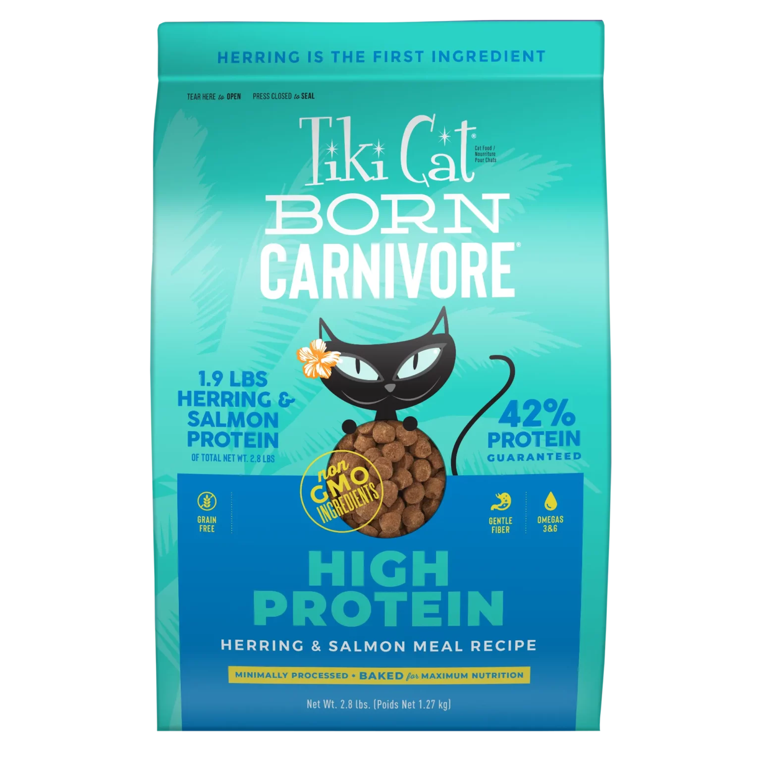    - Royal Canin cat food recommendations  Tiki Cat Born Carnivore Herring & Salmon