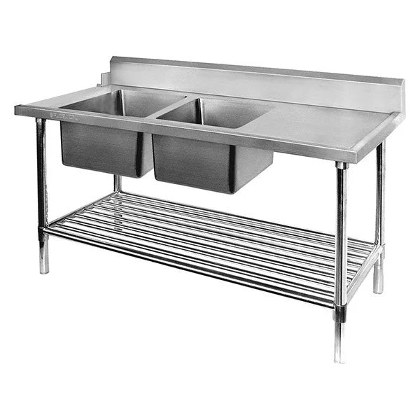 - Parrot climbing and standing wooden frameModular Systems Left Inlet Double Sink Dishwasher Bench DSBD7-2400L/A - Parrot climbing and standing wooden frameModular Systems Left Inlet Double Sink Dishwasher Bench DSBD7-2400L/A