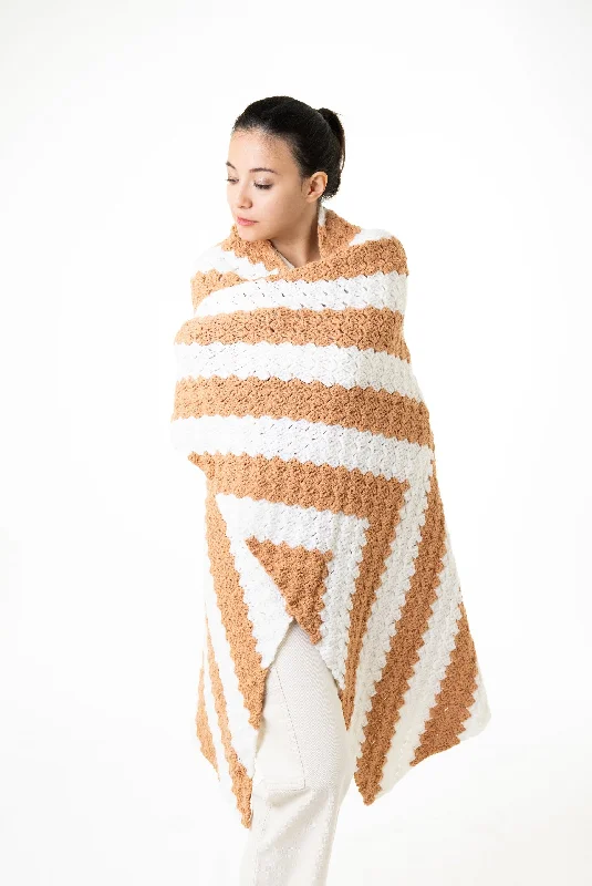 - Deodorizing cat litter tofu litterStriped C2C Lapghan (Crochet)