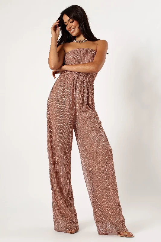 - Pregnant cat delivery room warming boxCallie Jumpsuit - Rose Gold