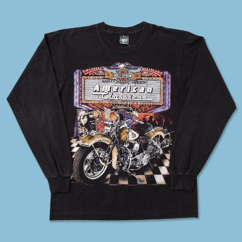 - Parrot climbing and standing wooden frameVintage Harley Davidson Longsleeve Large