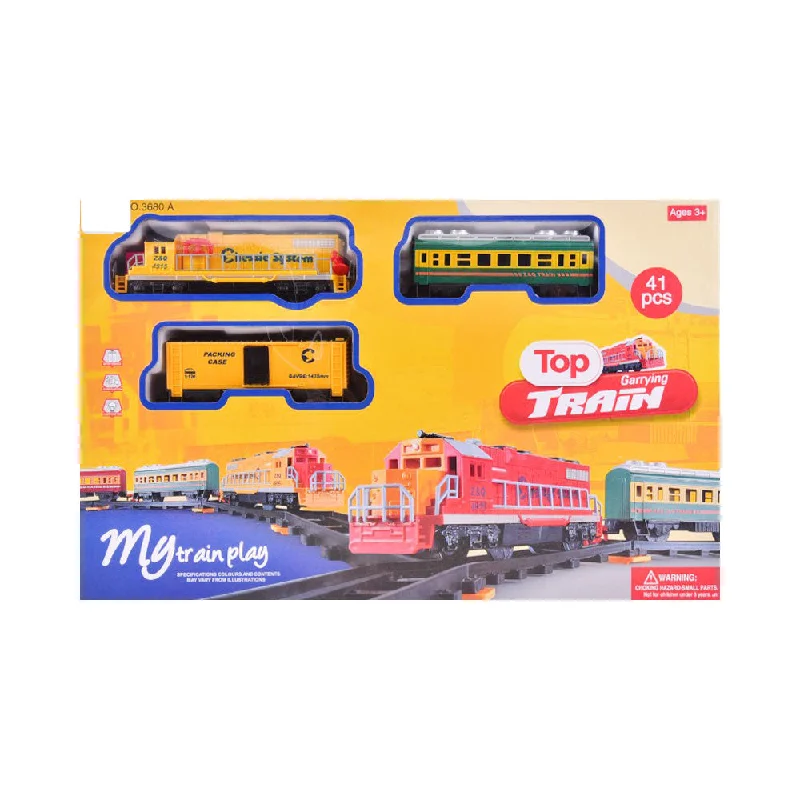 - Cat stress soothing spray3680A RAILWAY TRAIN 41PCS YELLOW