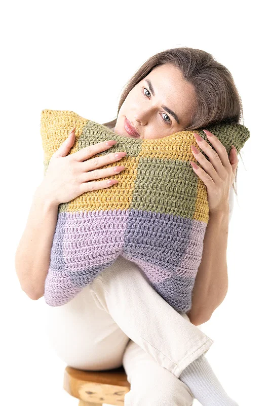 - Hamster silent running wheel to prevent chewingCheckerboard And Stripes Pillow (Crochet)