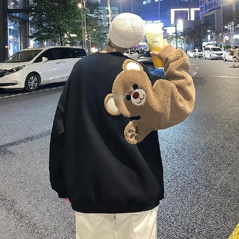 - Degradable pet feces bagWeirdcore Bear Sleeve Sweatshirt