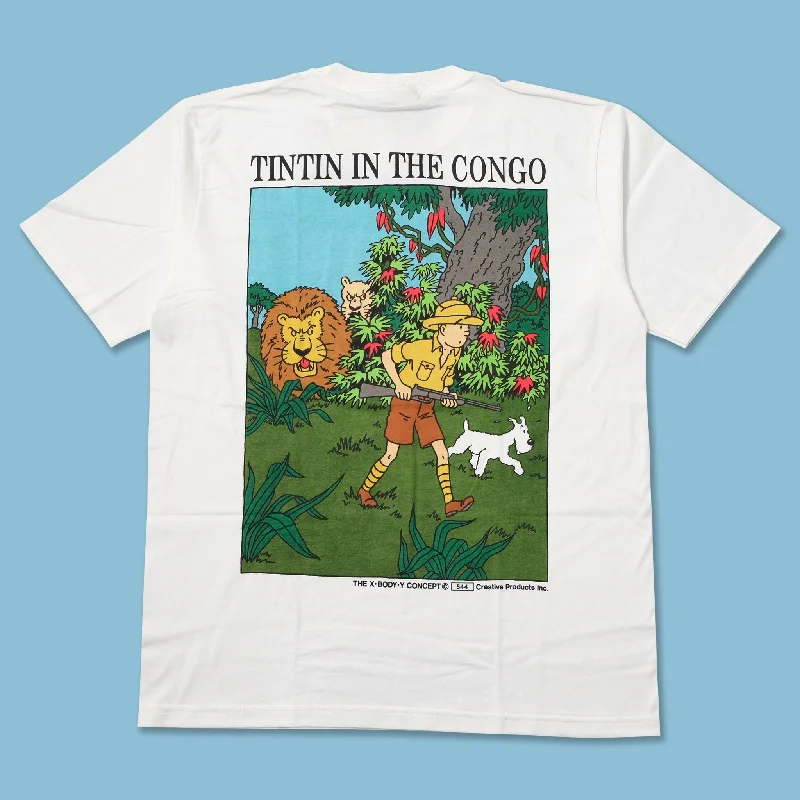 - Organic cotton dog bibsVintage DS Tintin In The Congo T-Shirt Large
