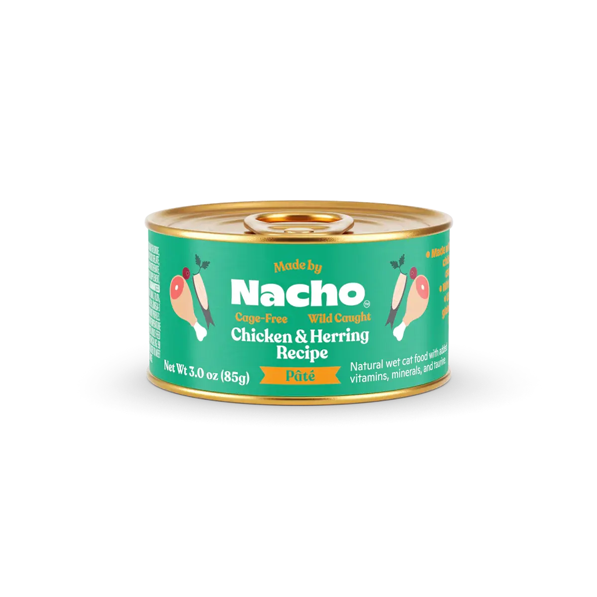 - Deodorizing cat litter tofu litterMade by Nacho Wild-Caught Chicken & Herring Recipe Grain-Free Pate Wet Cat Food - Deodorizing cat litter tofu litterMade by Nacho Wild-Caught Chicken & Herring Recipe Grain-Free Pate Wet Cat Food