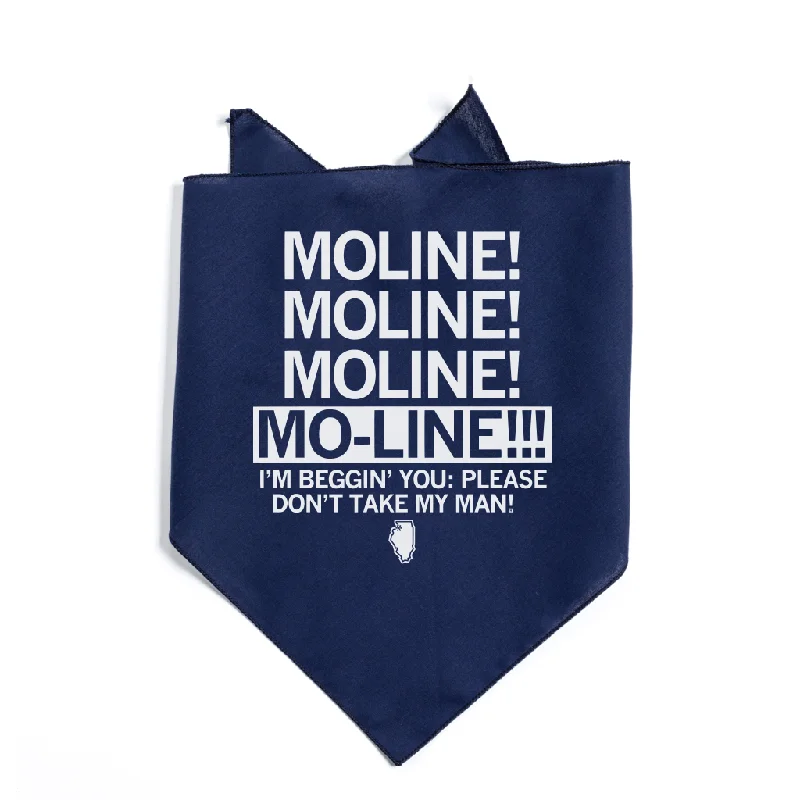 - Winter warm clothes for short-haired dogsMoline! Moline! Dog Bandana