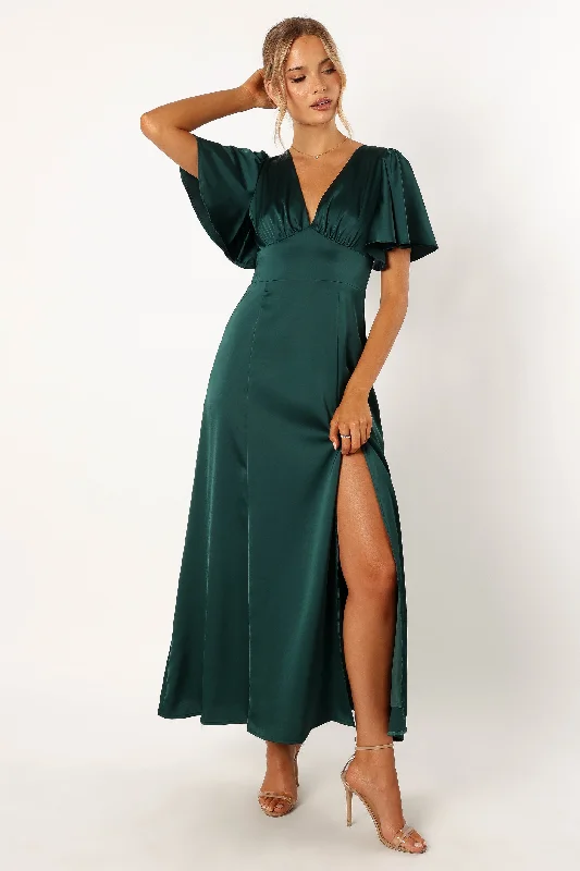 - Climbing pet constant temperature heating padCasper Maxi Dress - Hunter Green