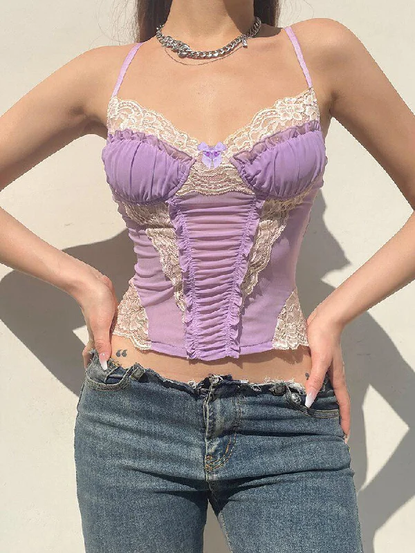 - Pregnant cat delivery room warming boxY2K Lace Strap Crop Top