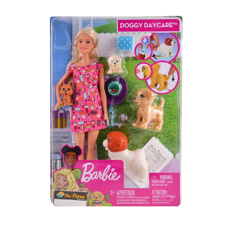 - Smart cat litter box with automatic cleaningFXH08 BARBIE DOLL WITH DOGGY DAYCARE
