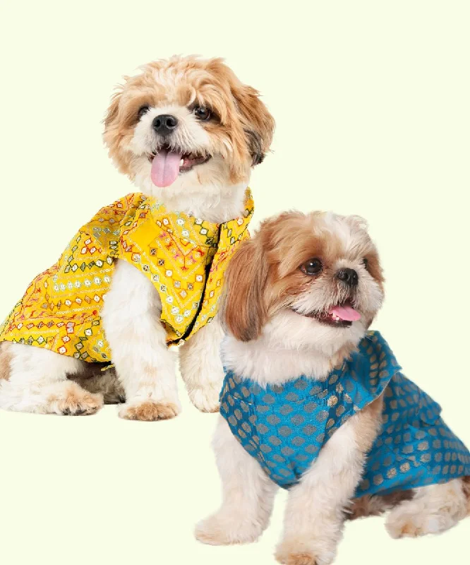 - Rabbit grass rack to prevent waste food boxPack of 2 Dog Kurtas Blossom