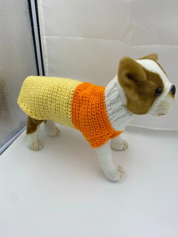 Pet cotton clothesCandy Corn Dog Sweater