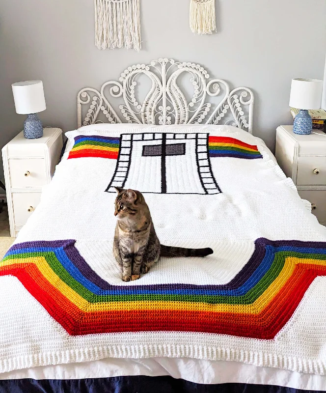 - Natural latex pet mattressCrochet Kit - Stranger Things Rainbow Blanket