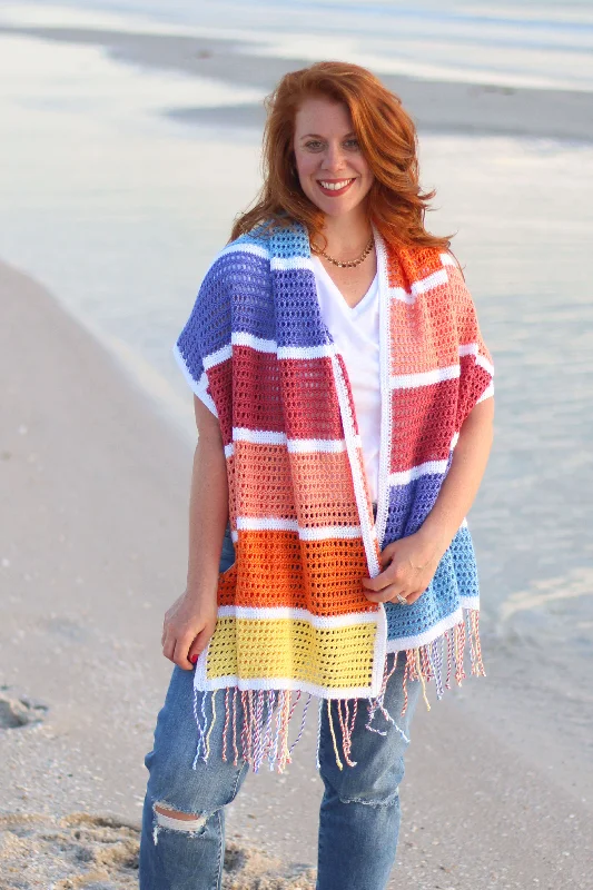 - Summer pet ice matCrochet Kit - Summer Sunset Blanket Scarf