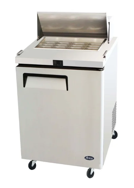 - ​​Pet toys under    yuanAtosa 1 Door Sandwich Prep Table Fridge - 698mm