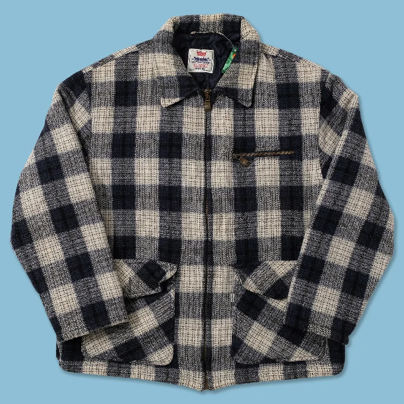- Summer pet ice matVintage Levis Padded Plaid Jacket Large