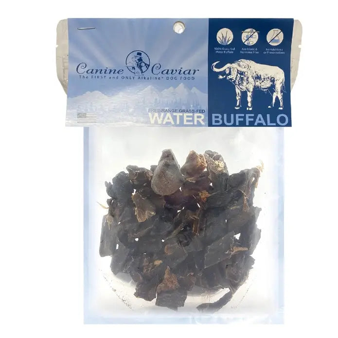 - Teething and chewing toys for puppiesCanine Caviar Water Buffalo Liver Dog Treats