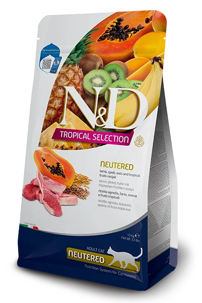  . **Ingredient-Related**  Farmina N&D Cat Tropical Neutered Lamb