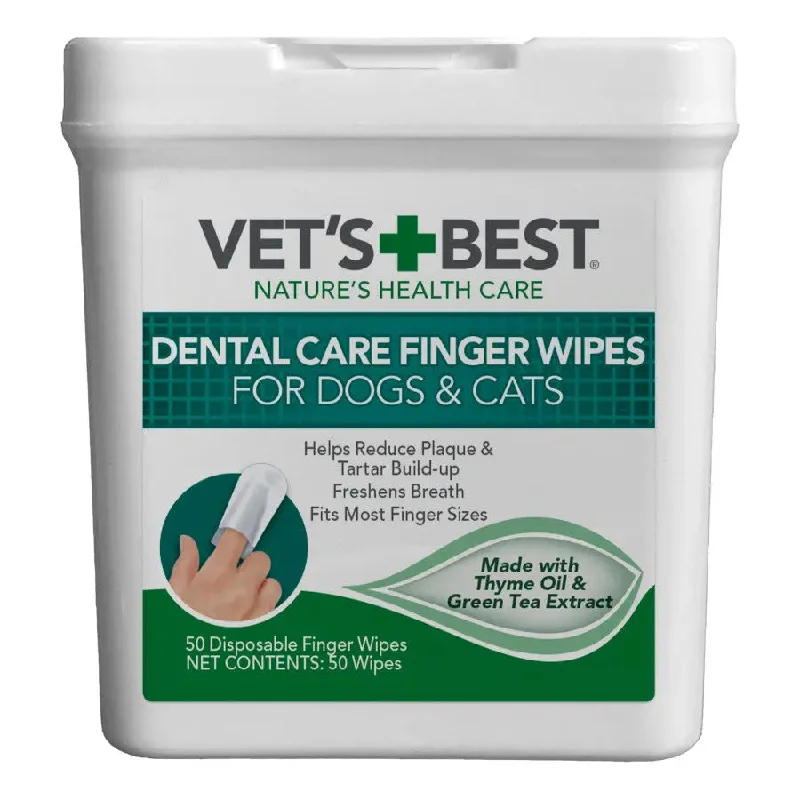 - Organic cotton dog bibsVet's Best Dental Care Finger Wipes for Dogs and Cats 50 ct - Organic cotton dog bibsVet's Best Dental Care Finger Wipes for Dogs and Cats 50 ct
