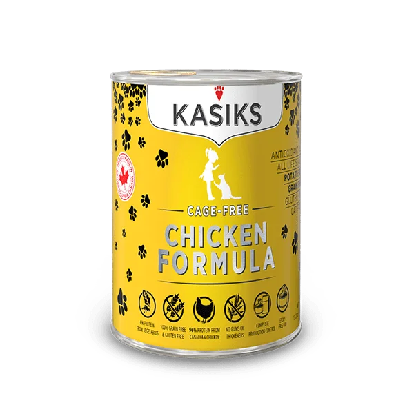    - Cat food for multi-cat households  Kasiks Cat Can Cage Free Chicken
