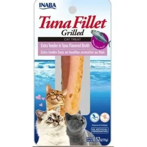 - Natural latex pet mattressInaba Tuna Fillet Grilled Cat Treat Extra Tender in Tuna Flavored Broth - Natural latex pet mattressInaba Tuna Fillet Grilled Cat Treat Extra Tender in Tuna Flavored Broth