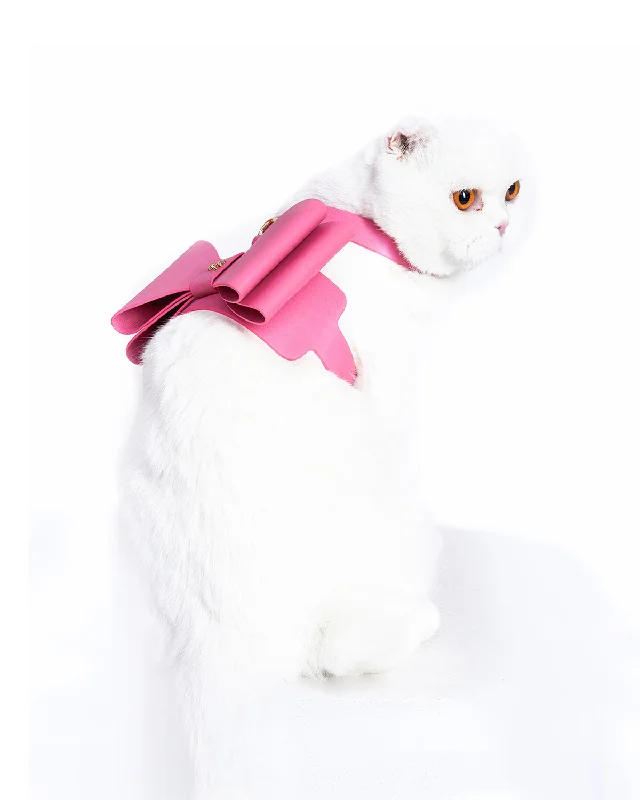 Metapink Bow Cat Harness