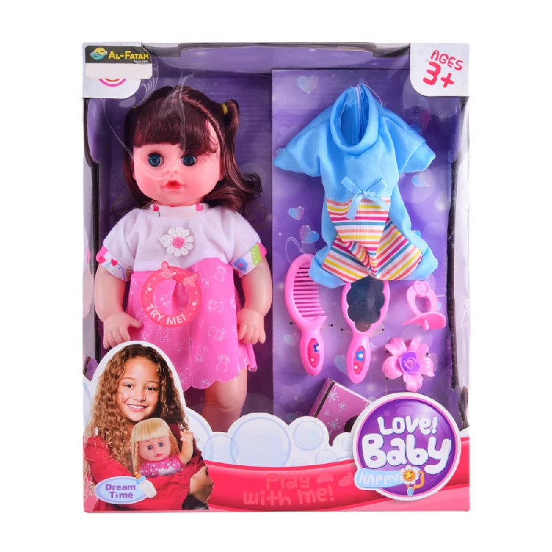 - Pet stroller can be taken on the planeF002-1C LOVE BABY DOLL W ACC 14INCH D