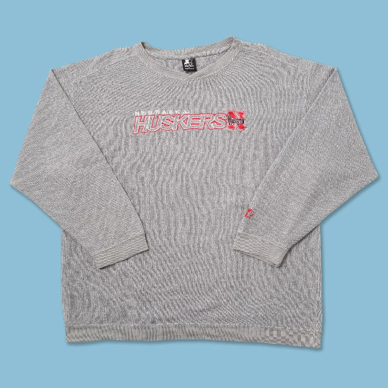 - Hamster silent running wheel to prevent chewingVintage Starter Nebraska Huskers Sweater Large