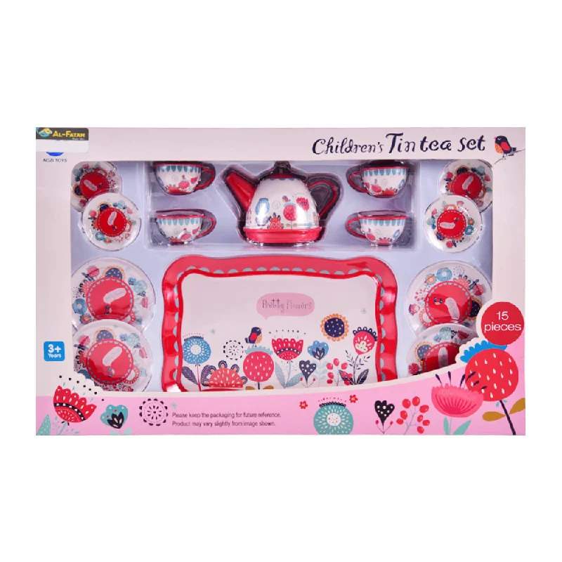 - Cat anti-jump window safety net998-10 FLOWER TEA SET RED 15PCS
