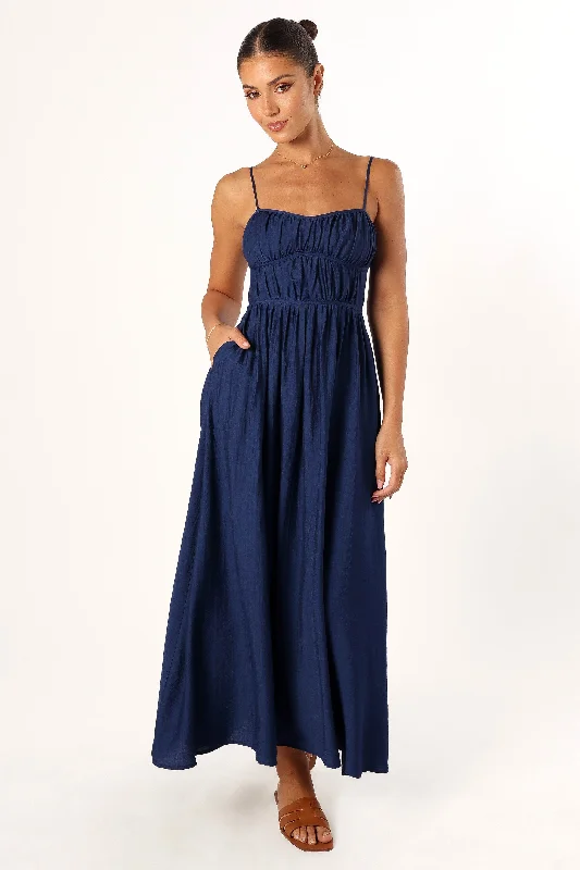 - Elderly dog ​​joint care mattressKelani Luxi Midi Dress - Navy