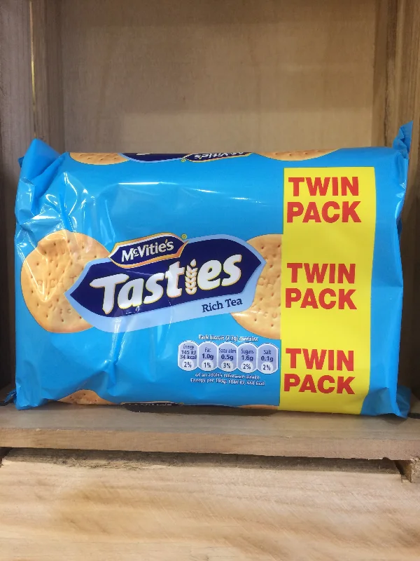 - Dog disposable foam shower gelMcVities Tasties Rich Tea Biscuits Twin Pack (2x200g) - Dog disposable foam shower gelMcVities Tasties Rich Tea Biscuits Twin Pack (2x200g)