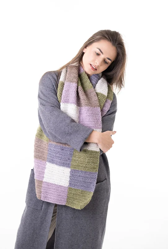 - Parrot climbing and standing wooden frameColor Block Scarf (Crochet)