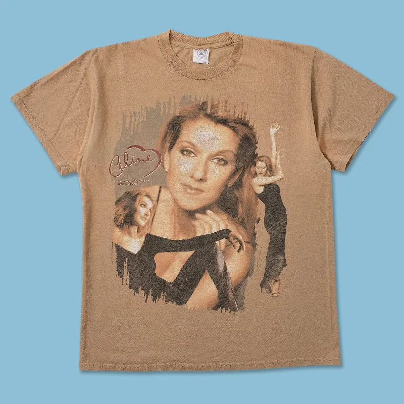 - ​​Christmas pet Christmas clothing1999 Celine Dion Let’s Talk About Love Tour T-Shirt Large