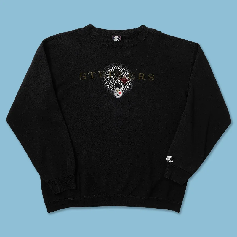 - Smart cat litter box with automatic cleaningVintage Starter Pittsburgh Steelers Sweater XLarge