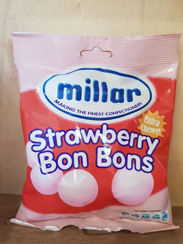  -Anti-scratch sofa protective coverMillar Strawberry Bon Bons 180g
