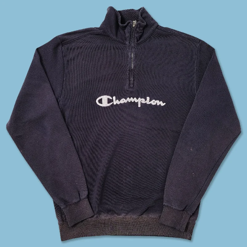 ---Vintage Champion Q-Zip Sweater Large