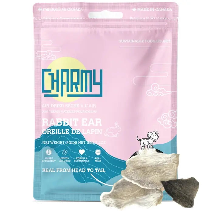 - Pet vitamin complex nutrition tabletsCharmy Pet Rabbit Ear Dog Treats 1.5 oz