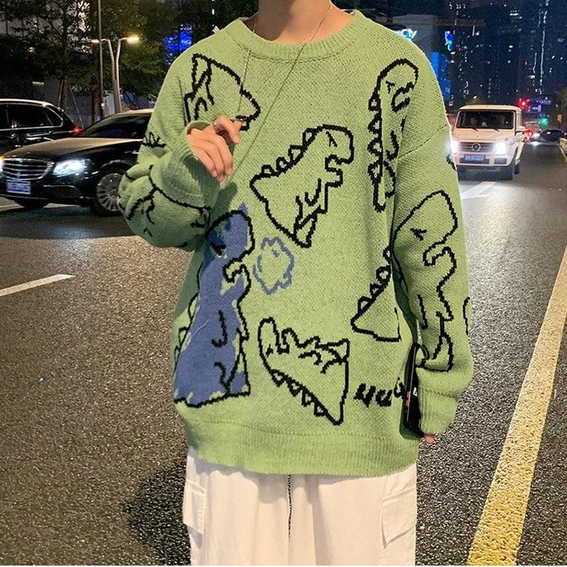 - Dog heart rate monitoring collarDinosaur Knitted Sweater