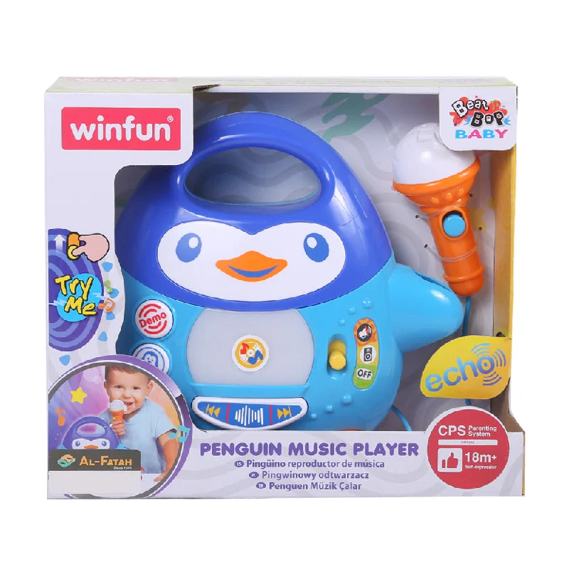 - Smart cat litter box with automatic cleaning2514 WINFUN PEGUIN MUSIC PLAYER