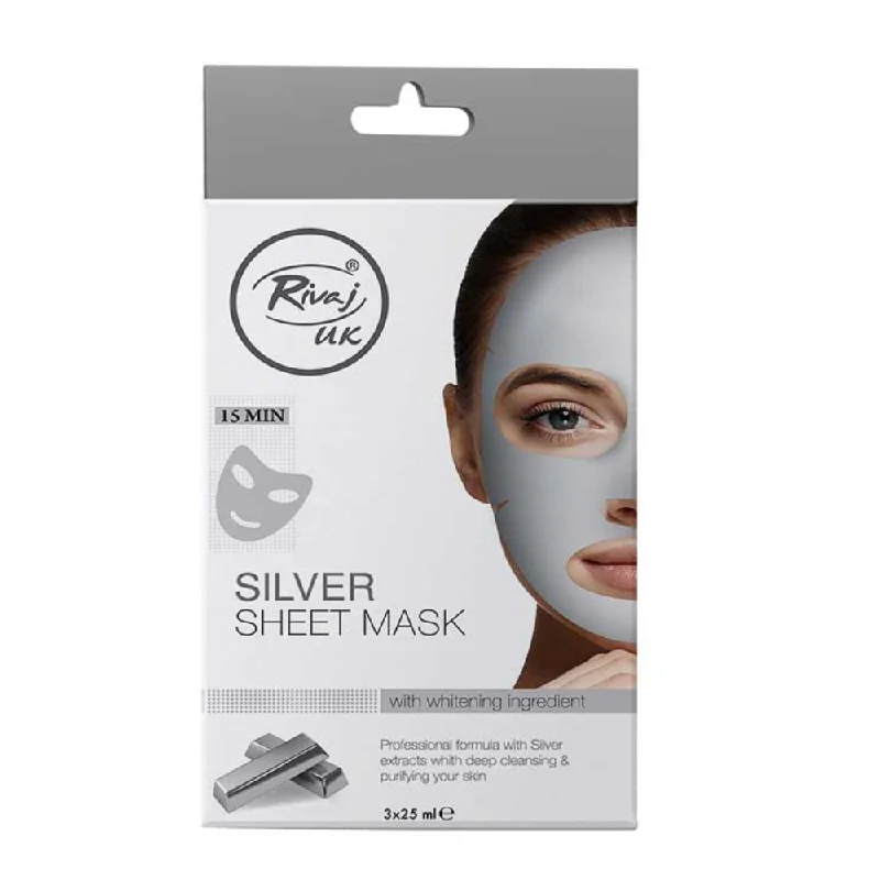 - Rabbit grass rack to prevent waste food boxRIVAJ SILVER FACIAL SHEET MASK 25ML